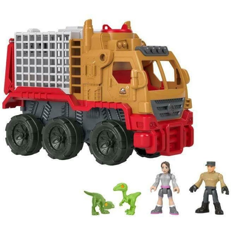 Fisher-Price Imaginext - Jurassic World La Colo Du Crétacé. Camion De Capture Et Yaz - Figurine Dinosaure - Des 3 Ans