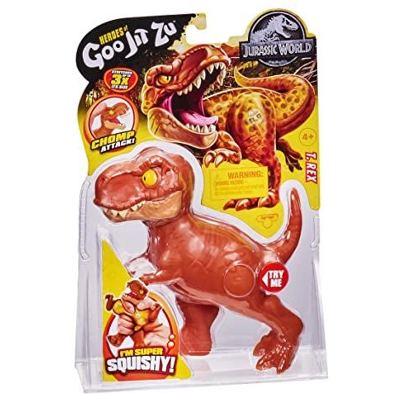 Heroes Of Goo Jit Zu - Licensed Jurassic World - Chomp Attack - Stretch T. Rex