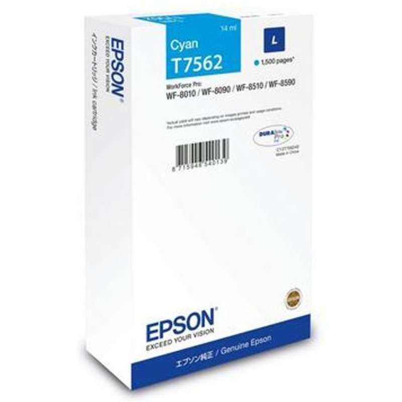 Epson C13T75624N cartouche d'encre Original Cyan