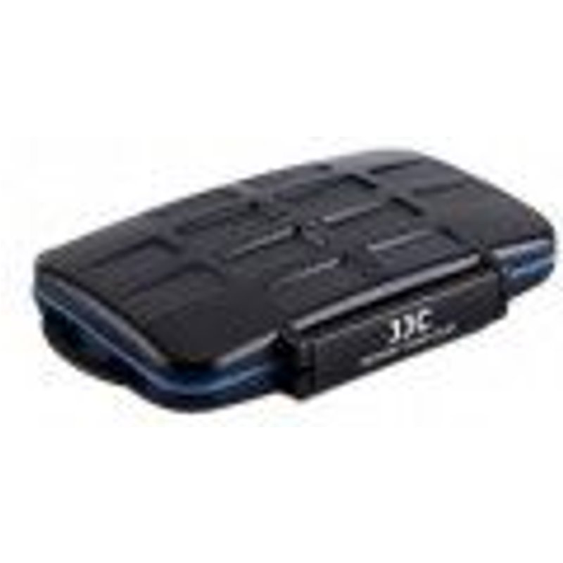 Jjc Mc-Stcx6 Étui Résistant À L'eau Pour Cartes Mémoire Sxs, 1 Cf, 2 Sd, 2 Micro Sd