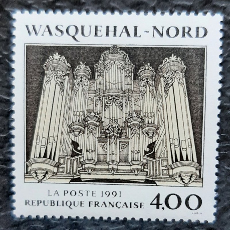 Timbre N° 2706 - Wasquehal - Le Buffet D'orgue - 1991