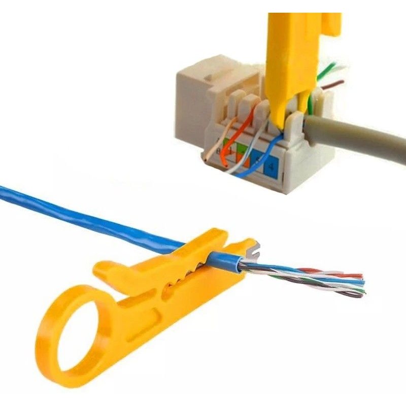 Pince à dénuder les câbles, outil de sertissage électrique Portable multifonction, lame à dénuder