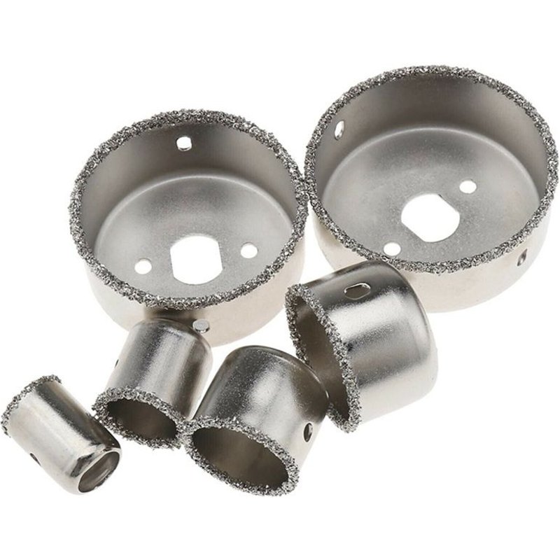 Scie cloche à pointe en carbure pour couper les carreaux de céramique, le verre, le marbre, alliage, haute dureté, 9 pièces, M0XC