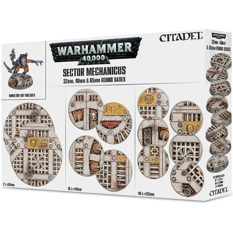 Games Workshop Socles Industriels Sector Mechanicus