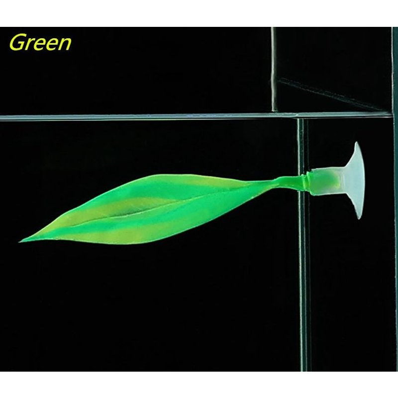 Silicone Simulation Corail Mou Betta Reste Feuille Betta Feuille Feuille De Frai