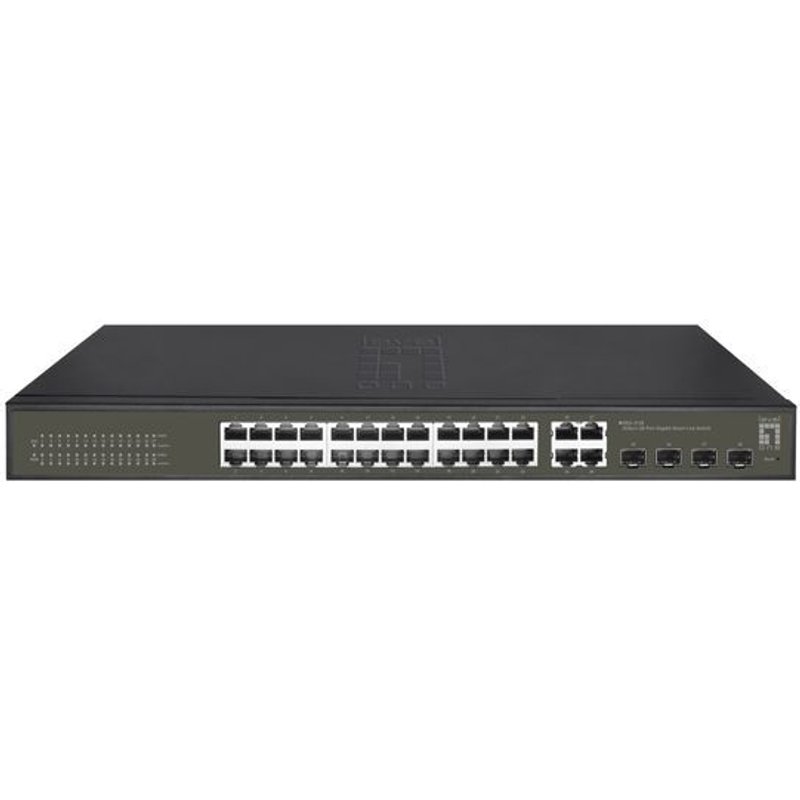 LevelOne GES-2128 commutateur réseau Géré L2 Gigabit Ethernet (10/100/1000) Noir