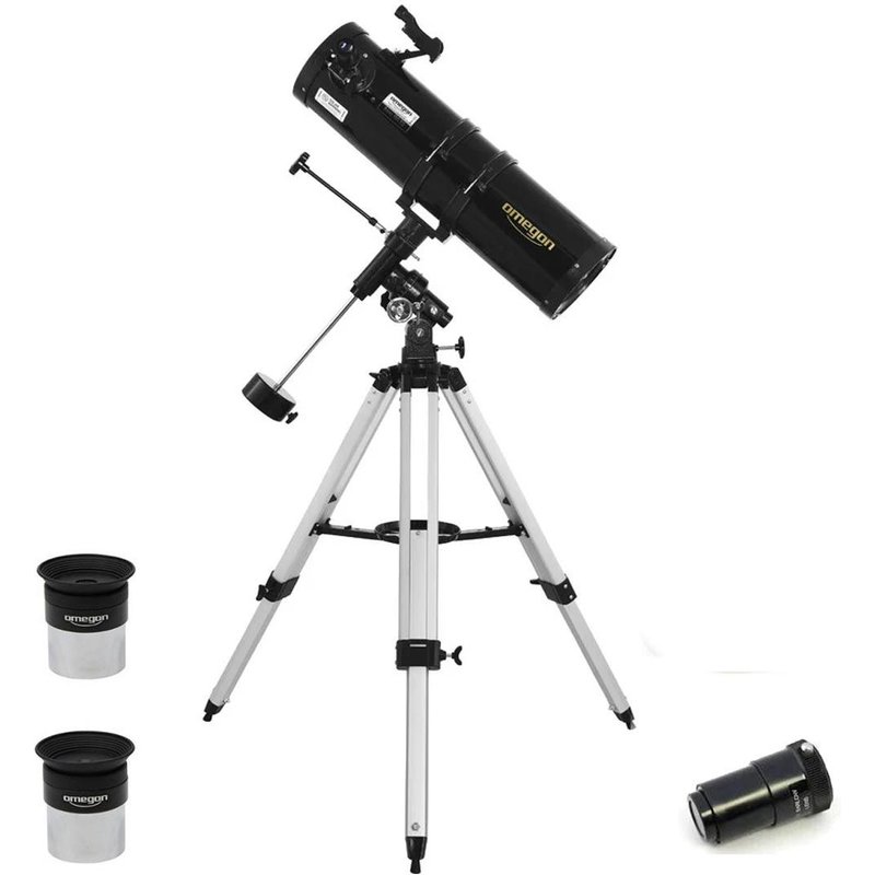 Télescope Omegon 150/750 + Monture Equatoriale Type C + Oculaires + Barlow
