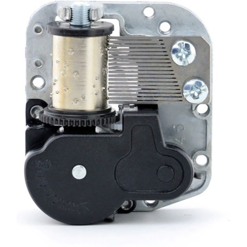 Boîte À Musique Mécanique À Monter Soi-Même, Mouvement Musical, Vis, Clé, Décor De Maison, Argent, Environ 50g, Artisanat