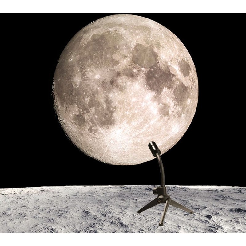 Lampe Led En Forme De Planète Lune, Rechargeable Par Usb, Luminaire Décoratif D'Intérieur, Idéal Pour Un Bureau Ou Une Chambre D'Enfant