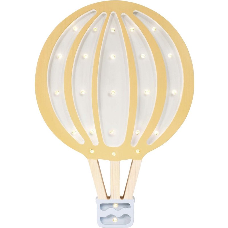 Lampe Veilleuse Montgolfière Moutarde