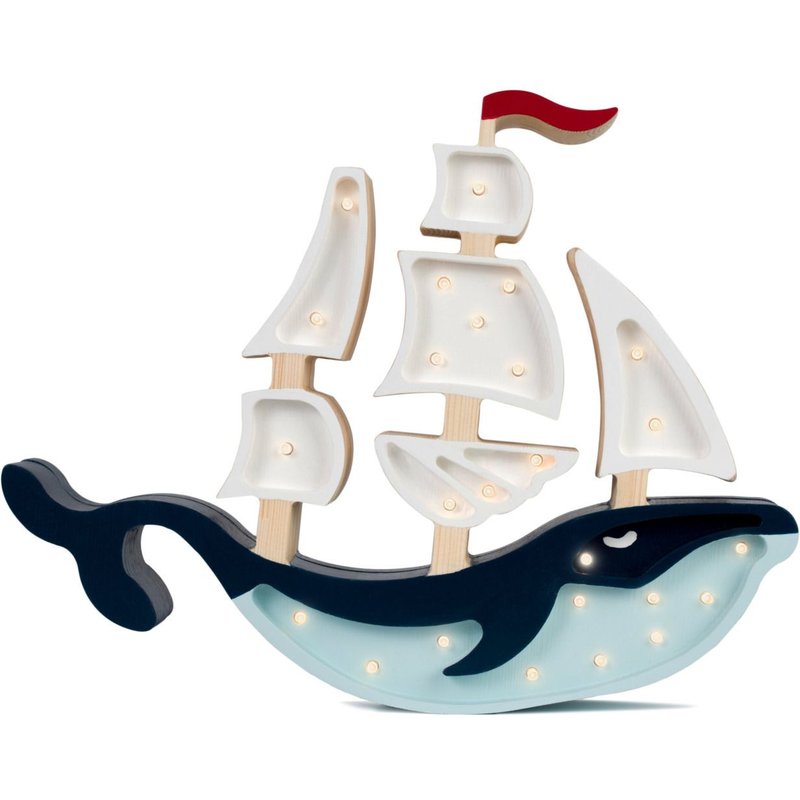 Lampe Veilleuse Navire Bleu Navy