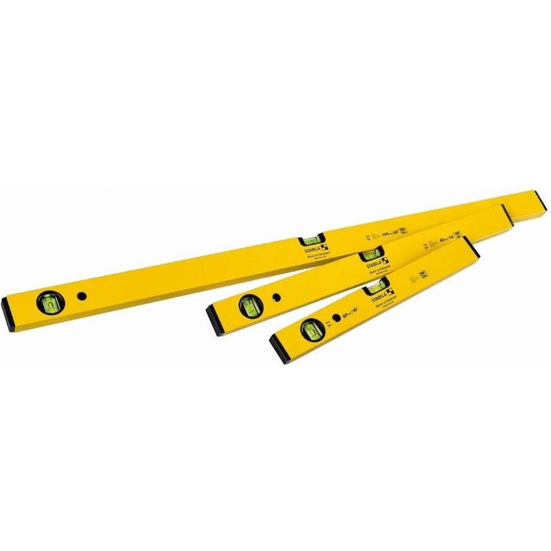 Set de niveaux Classic à bulle 70 STABILA 100/ 60/ 40 cm - 19819