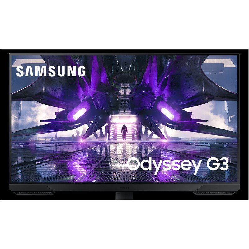 Samsung Odyssey G3 S27AG300NR - G30A Series - écran LED - jeux - 27" - 1920 x 1080 Full HD (1080p) @ 144 Hz - VA - 250 cd/m² - 3000:1 - 1 ms - HDMI, DisplayPort - noir