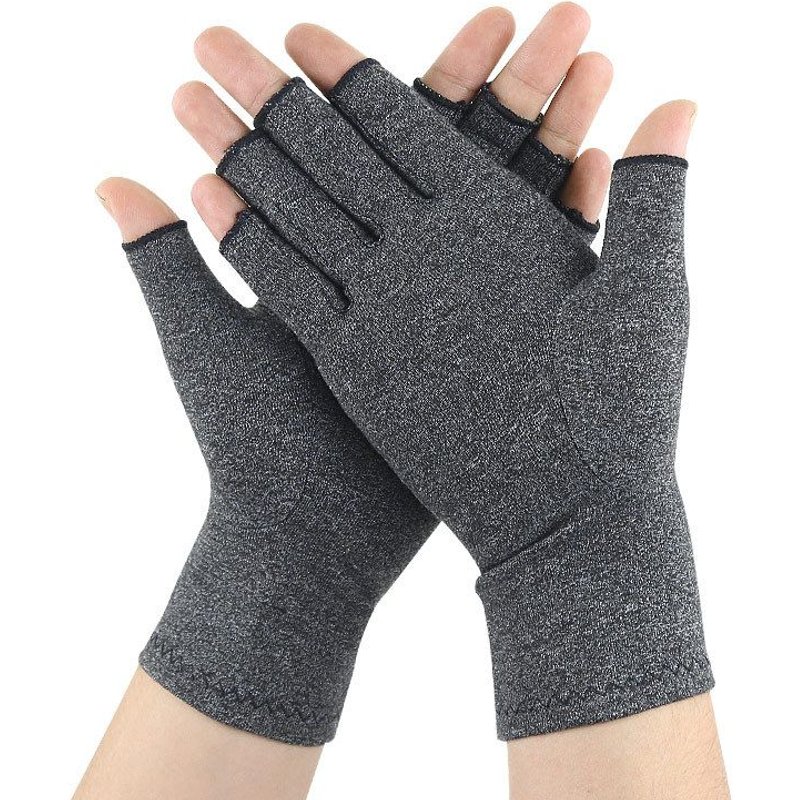 Gants Chaleur Inf Gants De Compression Contre L'arthrite Gris M
