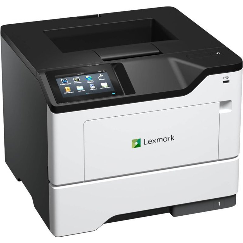 Lexmark M3350 - Imprimante - Noir et blanc - Recto-verso - laser - A4/Legal - 1200 x 1200 ppp - jusqu'à 47 ppm - capacité : 650 feuilles - USB 2.0, Gigabit LAN, hôte USB 2.0, Wi-Fi(ac), Bluetooth...