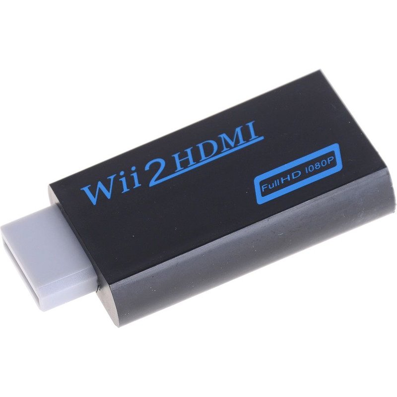 Adaptateur convertisseur compatible Wii vers HDMI, prise en charge Full HD 720P 1080P 3.5mm Audio Wii2HDMI pour HDTV
