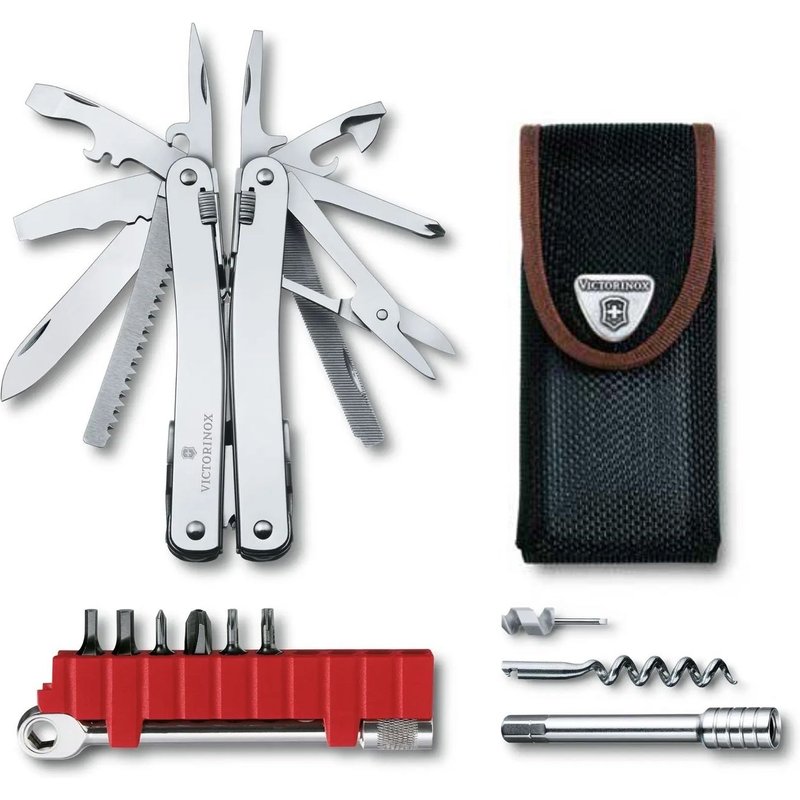 VICTORINOX SWISSTOOL SPIRIT X PLUS RATCHET+ ETUI NYLON - 36 FONCTIONS