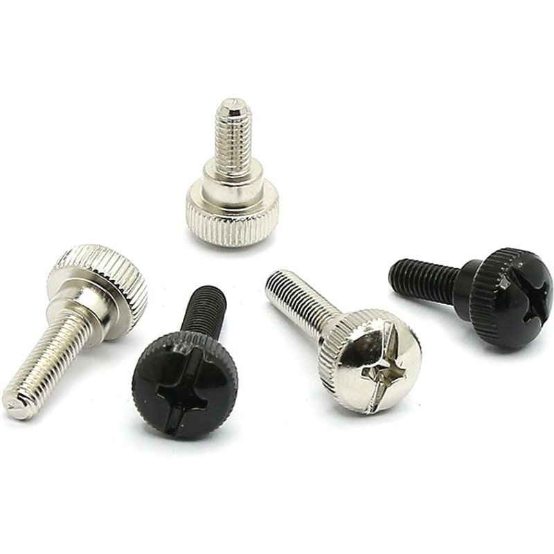 Vis à molette en Zinc nickelé, 10 X M3 M4 M5 M6, Phillips, pour ordinateur, serrage à la main