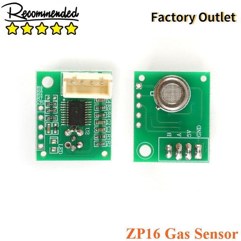 Capteur numérique de qualité de l'air, détecteur de gaz zp6, détecteur de fumée de formaldéhyde, de benzène, de monoxyde de carbone, d'hydrogène, d'alcool et d'ammoniac