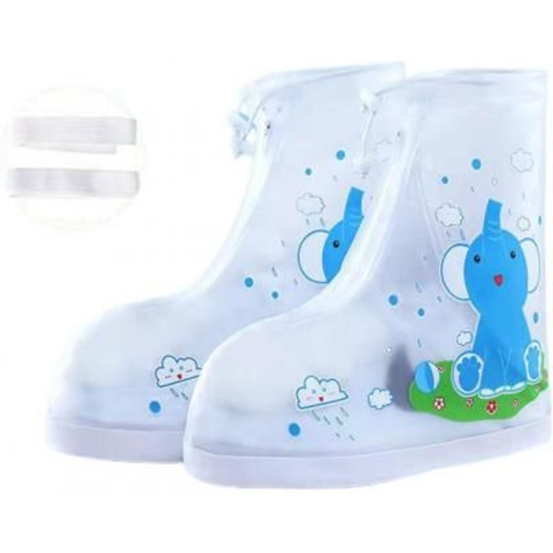 Couverture De Bottes De Pluie Pour Enfants, 1 Paire, Chaussures Imperméables Antidérapantes, Dessin Animé, Pour L'extérieur
