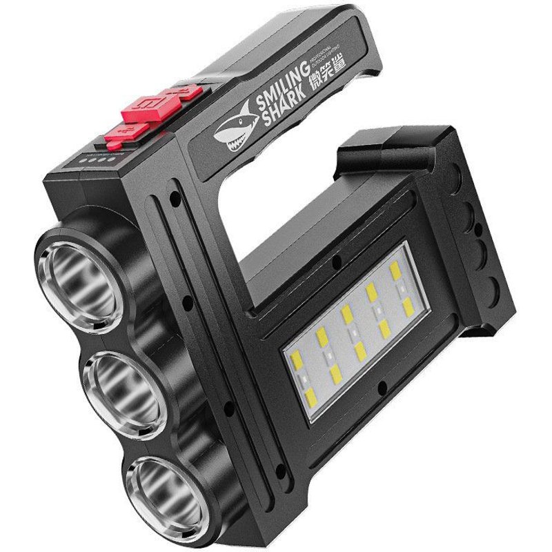 Lampe de poche Led Rechargeable à énergie solaire, projecteur haute puissance, torche Portable multifonctionnelle Ultra lumineuse pour l'extérieur