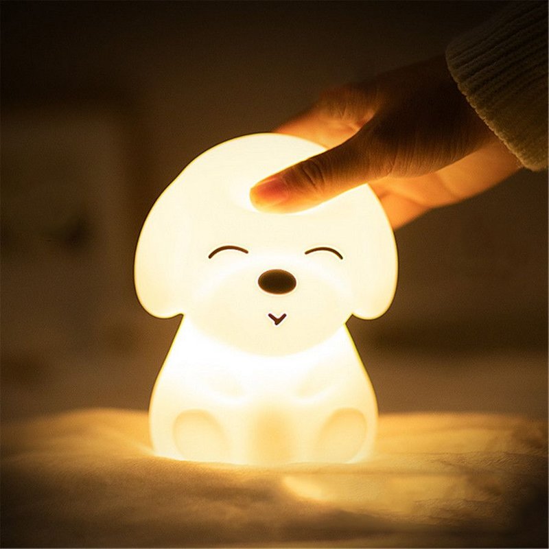 Lampe Led Colorée En Silicone, Design De Dessin Animé, Animal, Rechargeable Par Usb, Luminaire Décoratif D'Intérieur, Idéal Pour La Chambre D'Un Enfant