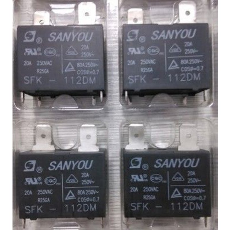 10 pièces!!! SANYOU ? relais de climatisation SFK-112DM, 20a, 250vac, Original, neuf, en stock
