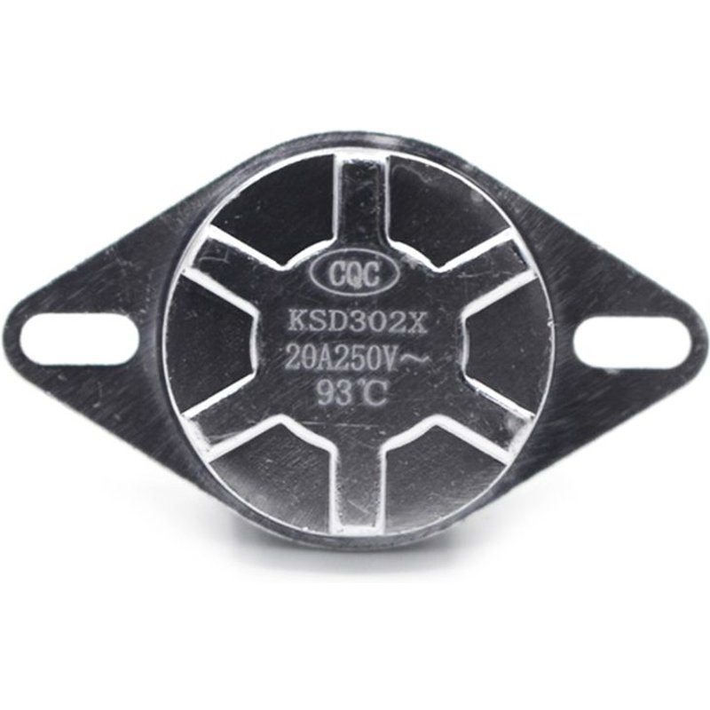 Thermostat de contrôle de température de chauffe-eau 250V 16A 20A, interrupteur de contrôleur, limiteur de température universel 93 Celsius