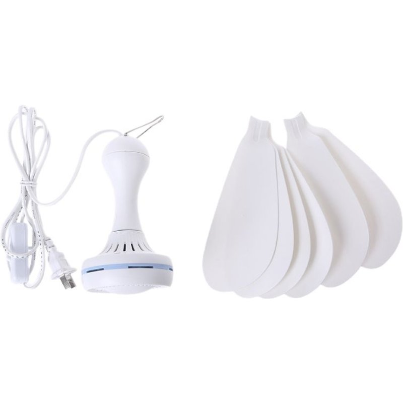 Ventilateur de plafond à 6 feuilles de 220 pouces, mini ventilateur de chambre à coucher avec câble de 16.5 cm et interrupteur d'alimentation, AC 180 V, 20W