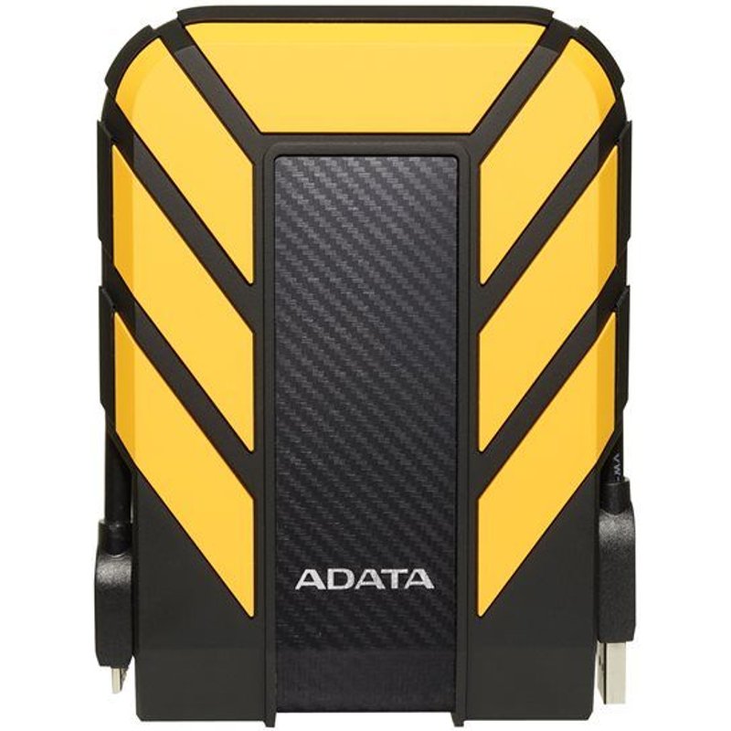ADATA HD710P - Disque dur - 1 To - externe (portable) - 2.5" - USB 3.1 - jaune