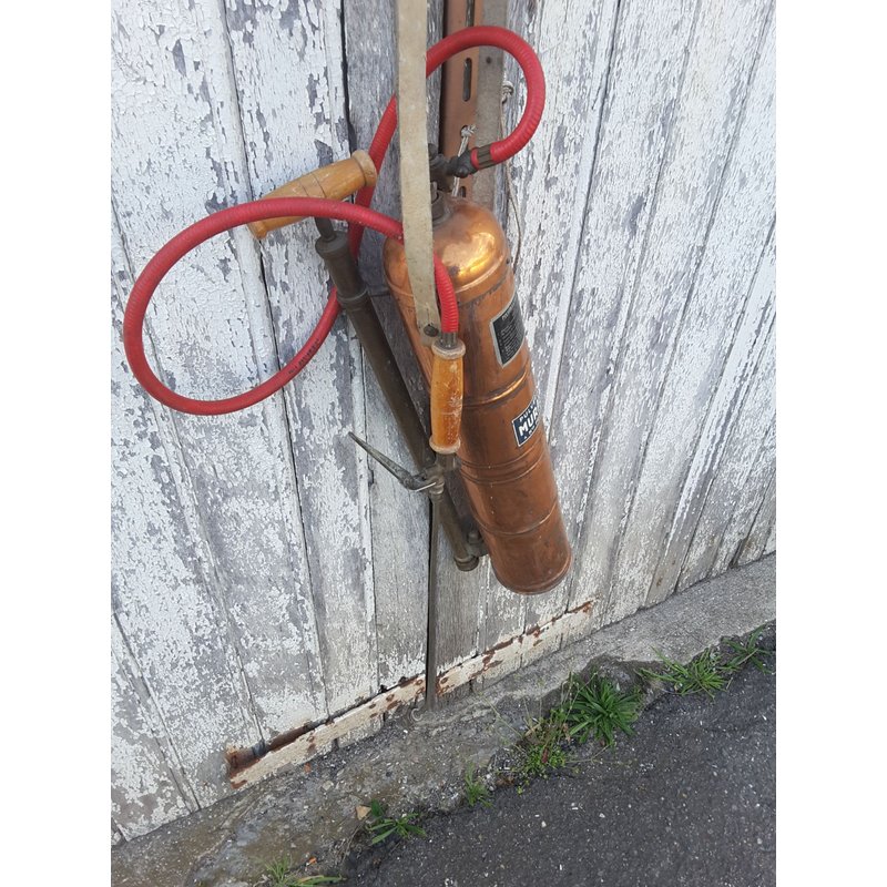 Ancien Pulvérisateur Muratori En Cuivre