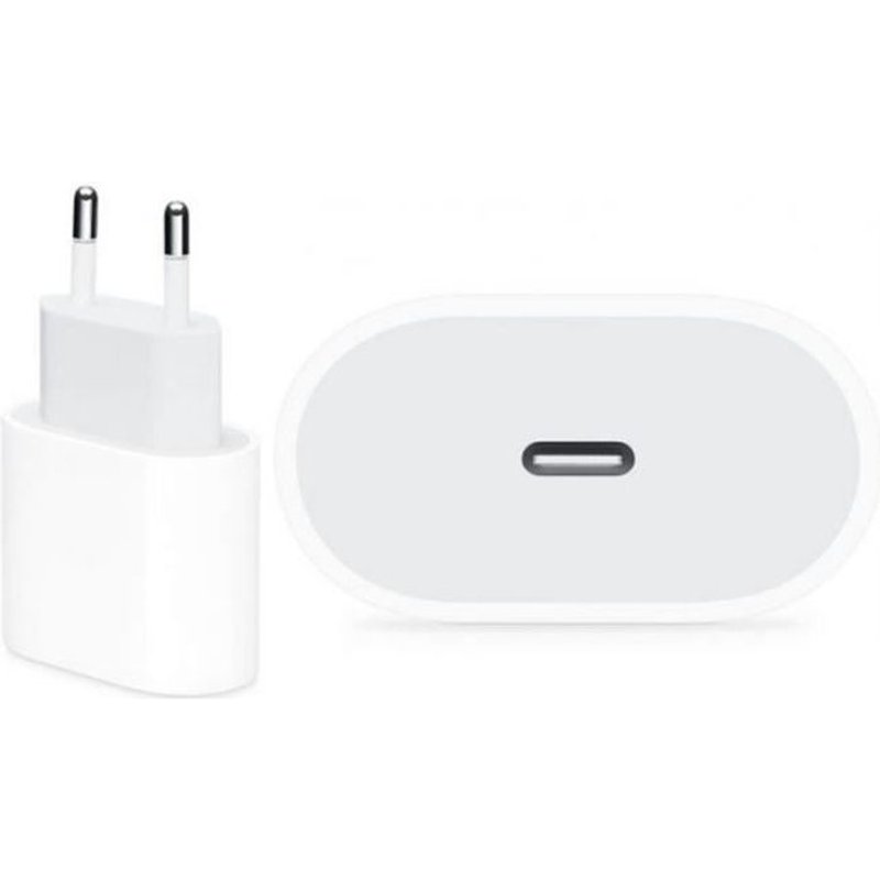 Chargeur Adaptateur Secteur Usb-C 18w Blanc Compatible Pour Iphone 11 Pro Max - Marque Yuan Yuan -