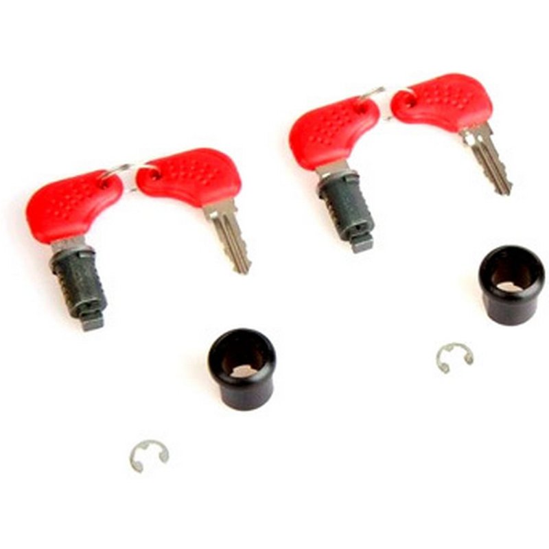Kit barillets Givi Standard clé rouge (2 barillets)