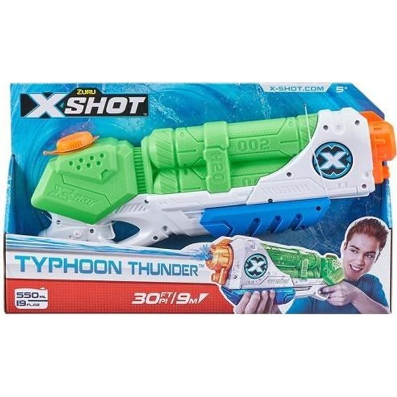 X-Shot - Water Warfare - Water Blaster - Medium Typhoon Thunder (0122