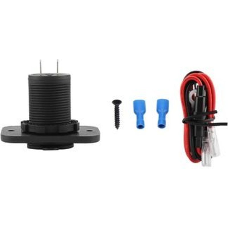 Répartiteur de prise allume-cigare de voiture à double port USB 12V QP26168