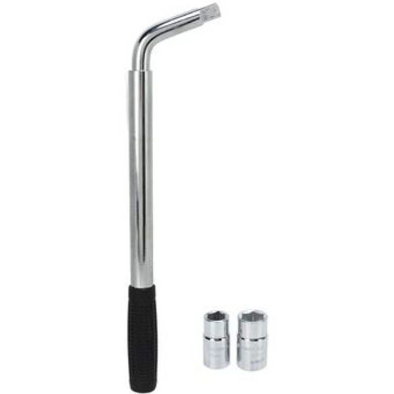 Clé télescopique avec 2 douilles 17 19 mm 21 23 mm CR-V Universel extensible QP10181