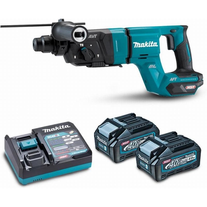 Perfo-burineur SDS+ 40V max 28 mm 2.9J MAKITA 2 batt.BL4040 - HR007GM201