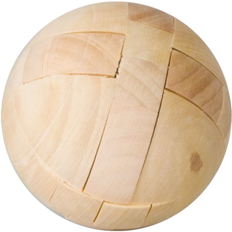 Mini Casse-Tête En Bois Sphère