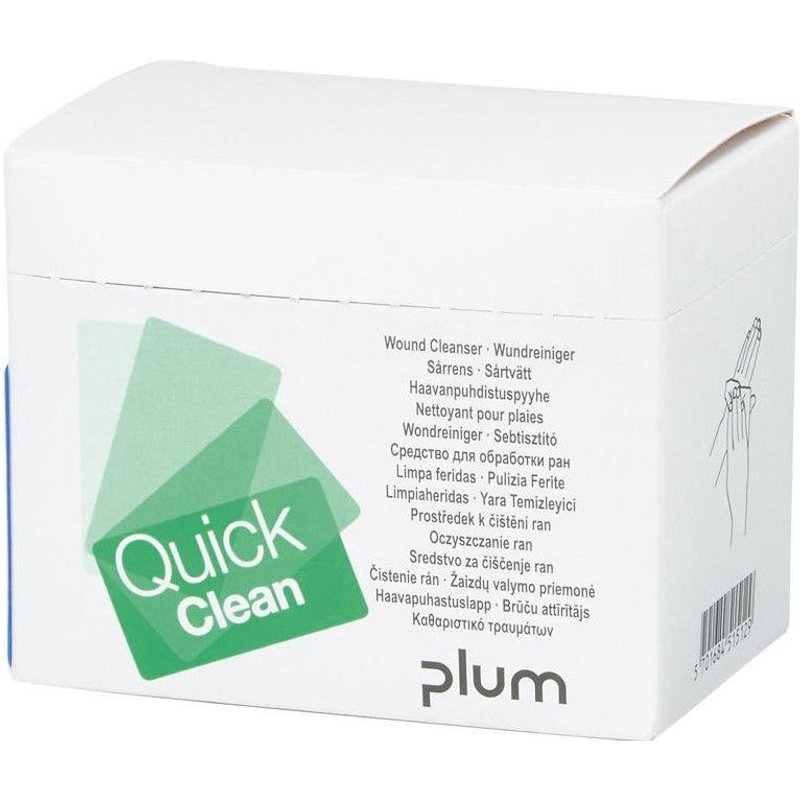 Nettoyant pour plaies QuickClean boîte de 20 pièces