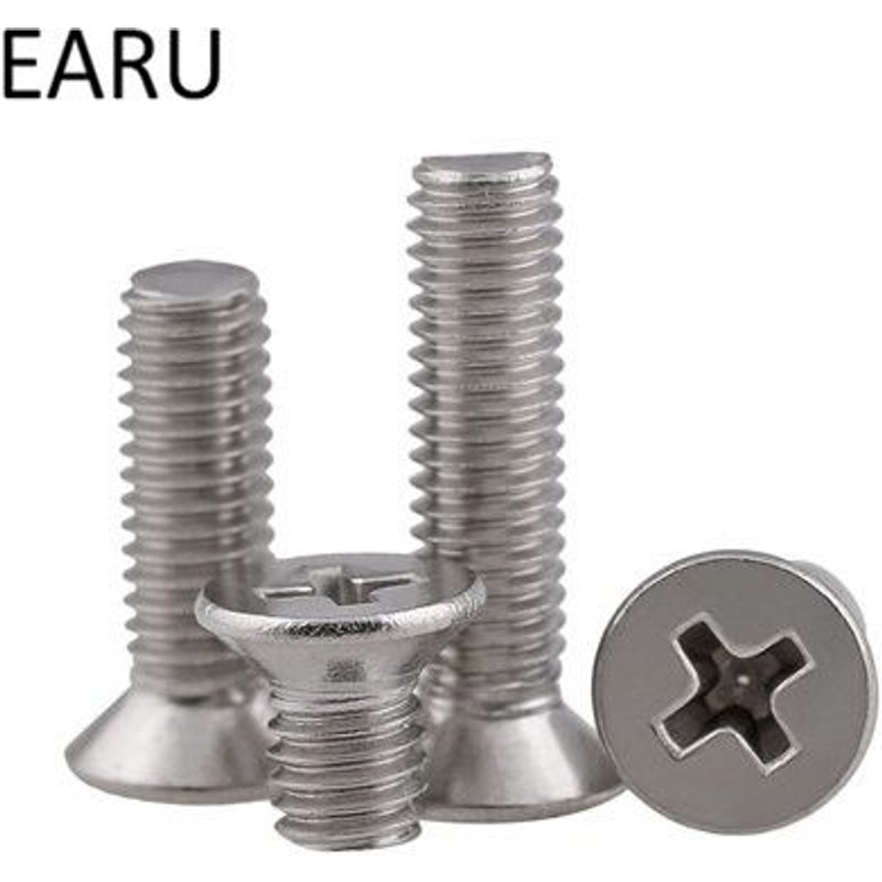 Vis Ă tĂȘte Phillips Standard en acier inoxydable 304 T819, vis Ă tĂȘte cruciforme M3 * 4/5/6/7/8/9/10/12-80mm
