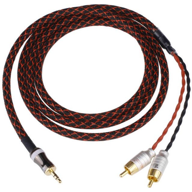 câble Audio CANARE Hifi 1.5M, 3.5mm vers 2X RCA/PC, ligne de Signal Audio L3-80