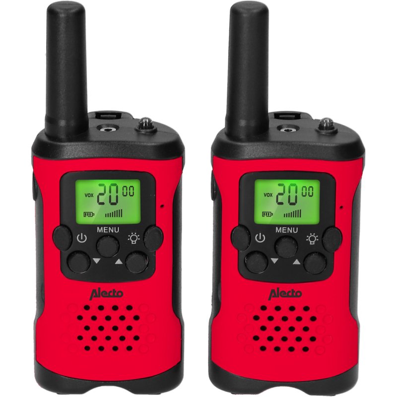 Lot de 2 talkie-walkies FR115RD Rouge-Noir