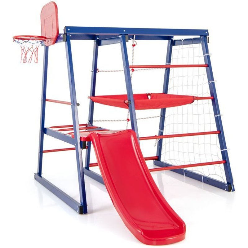 Costway Station De Jeux 7 En 1 Pour Enfants De 3 À 7 Ans 150 X 142 X 146 Cm (L X L X H)