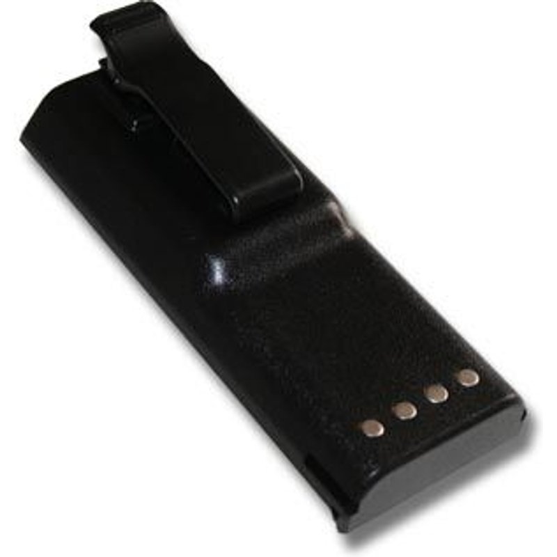vhbw 1x Batterie remplacement pour Motorola HNN9628AR, HNN9628A, HNN9628B pour radio talkie-walkie (1800mAh, 7,5V, NiMH) - avec clip de ceinture