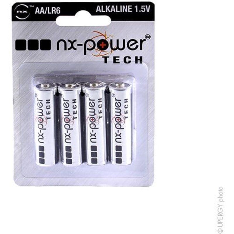 Blister 4 Piles Alcaline Lr06 Nx Aa