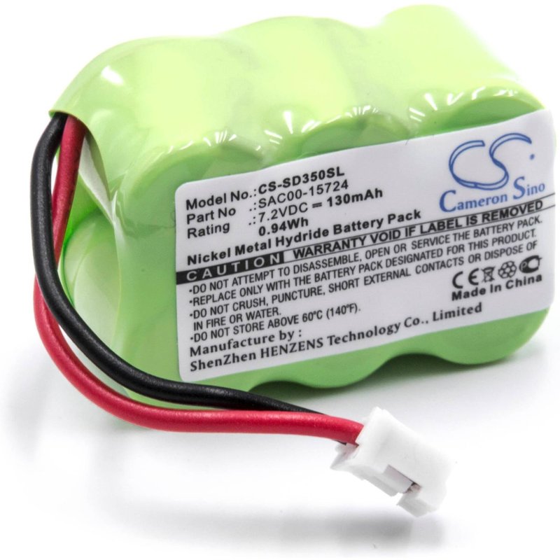 Vhbw 1x Batterie Remplacement Pour Sportdog Sac00-15724 Pour Collier De Dressage (130mah, 7,2v, Nimh)