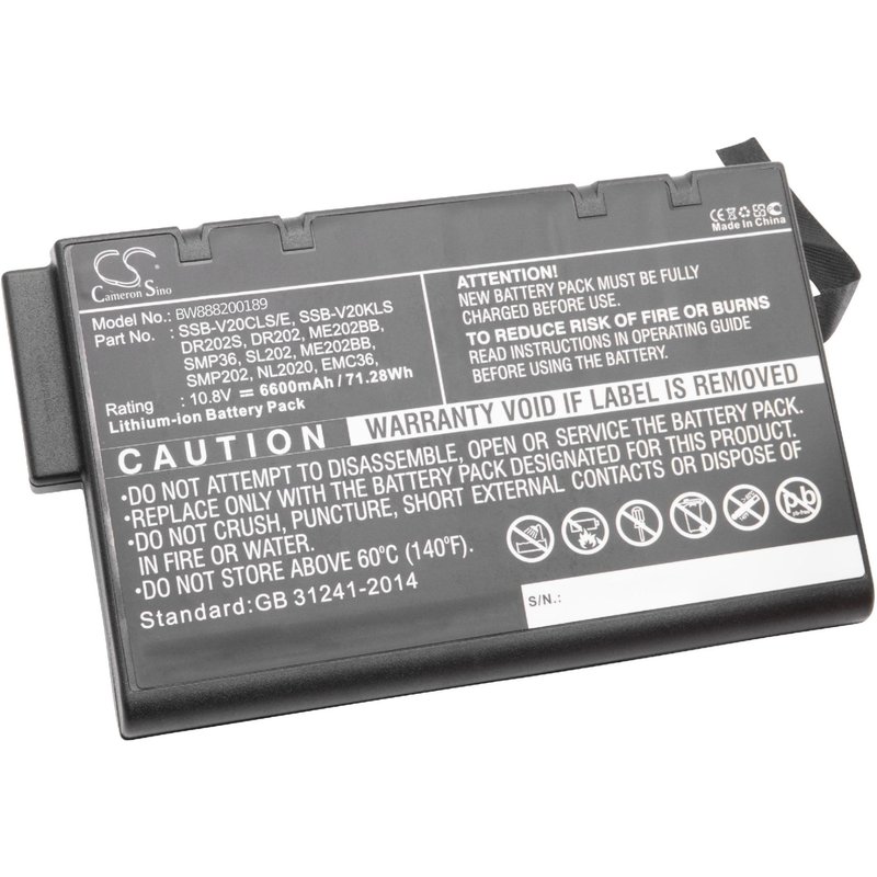 vhbw Li-Ion batterie 6600mAh (10.8V) pour ordinateur portable laptop notebook Canon P120