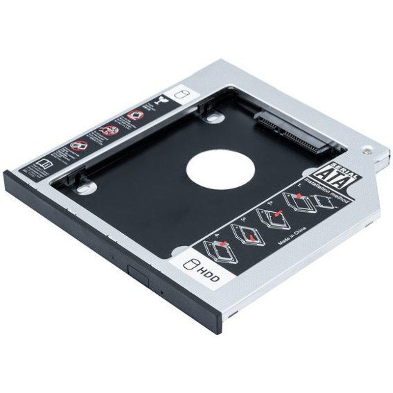 Second 2,5"hdd/sdd Caddy Adapter For Laptop Computer 9.5mm
