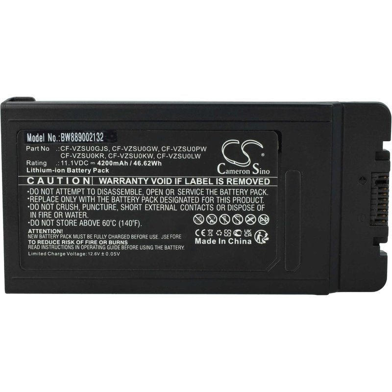 vhbw Batterie compatible avec Panasonic Toughbook CF-54 Prime ordinateur portable (4200mAh, 11,1V, Li-ion)