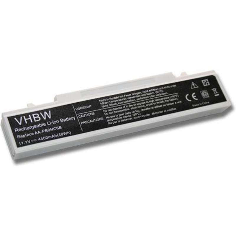 vhbw Batterie compatible avec Samsung NP300E5C, NP300V4A, NP305E7A, E372, E452, NP300E5A, NP300E7A ordinateur portable (4400mAh, 11,1V, Li-ion)
